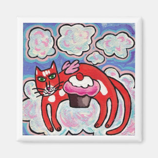 Imán Cupcake Nubes Angel Magnet