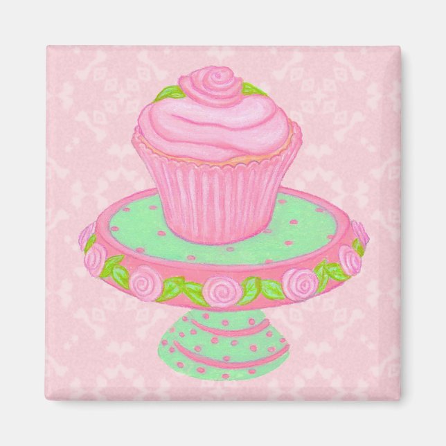 Imán Cupcake Stand Magnet (Frente)