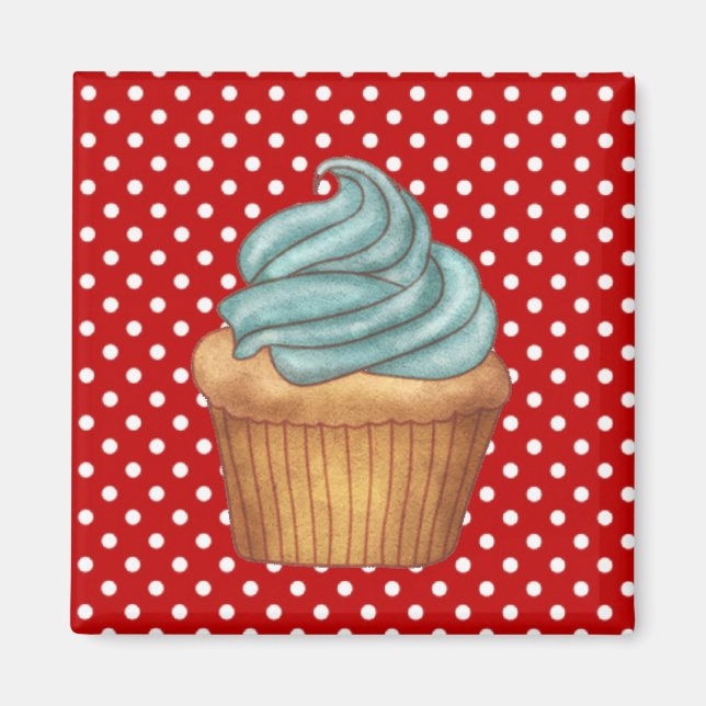 Imán Cupcakes Cakes Pastry Magner (Frente)