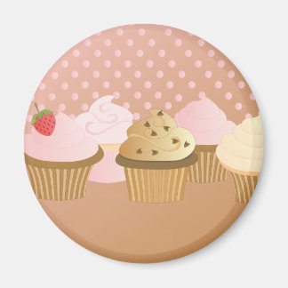 Imán cupcakes de diseño