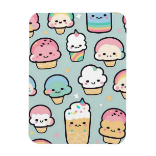 Imán Cupcakes y helado