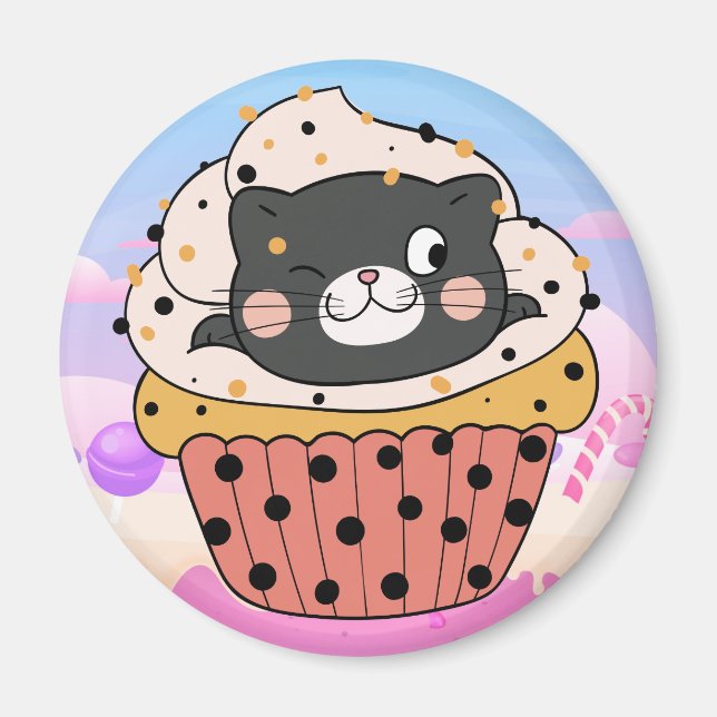 Imán Cupcat Magnet (Frente)