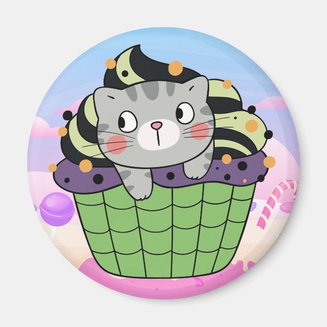 Imán Cupcat Magnet (Frente)