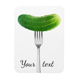 Imán Cupember en un tenedor