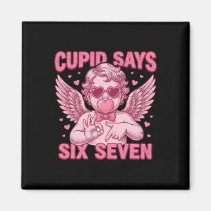 Imán Cupid Dice 67 Meme Divertido Día de San Valentín V