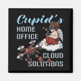 Imán Cupid’s Home Office, Drone Valentine’s Day