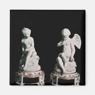 Imán Cupid y psique, grupo de Sevres, 1758