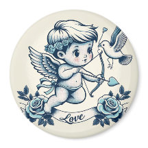 cupido azul el día de San Valentín