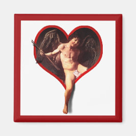 Imán Cupido de Caravaggio (Añadir tu texto)