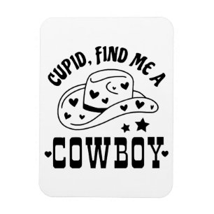 Imán Cupido Encuéntrame Un Vaquero Occidental