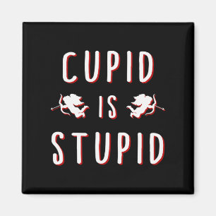 Imán Cupido Es Divertido Estúpido Día De San Valentín