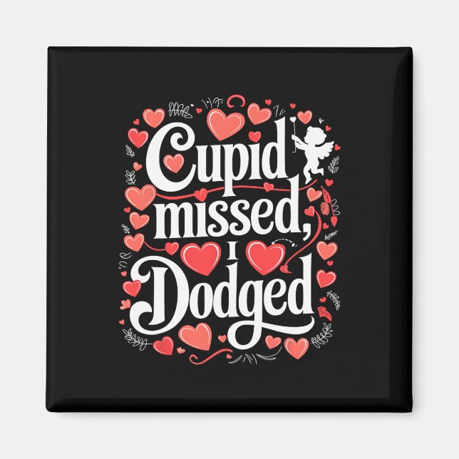 Imán Cupido se perdió I Esquivé Anti Día de San Valentí (Frente)