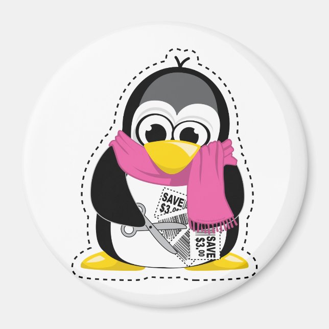 Imán Cupon Penguin (Frente)