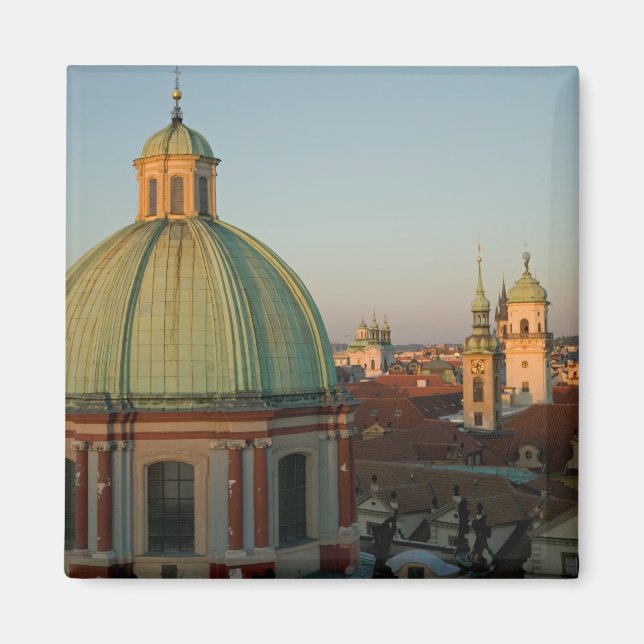 Imán Cúpula de la Iglesia de San Francisco, Praga, Chec (Frente)