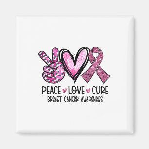 Imán Cura de amor Cinta rosa Cáncer de pecho Conciencia
