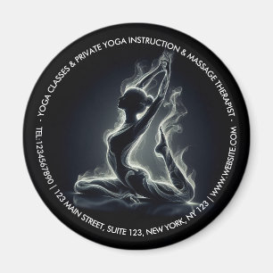 Imán Curador de Reiki de yoga, una pierna de paloma