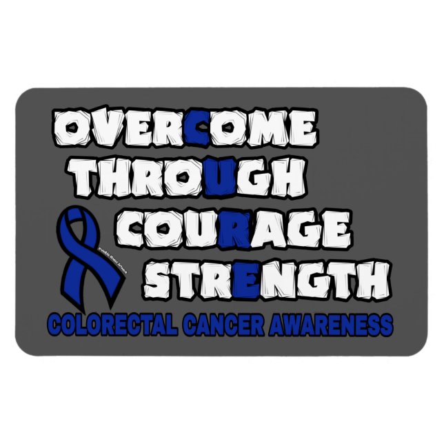 IMÁN CURE...CÁNCER COLORECTAL (Horizontal)