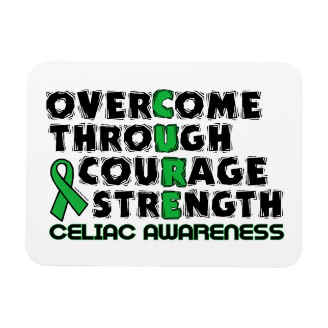Imán CURE...Celiac (Horizontal)