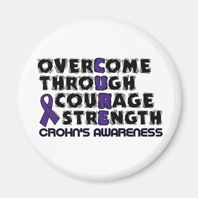 Imán CURE... Crohn's (Frente)