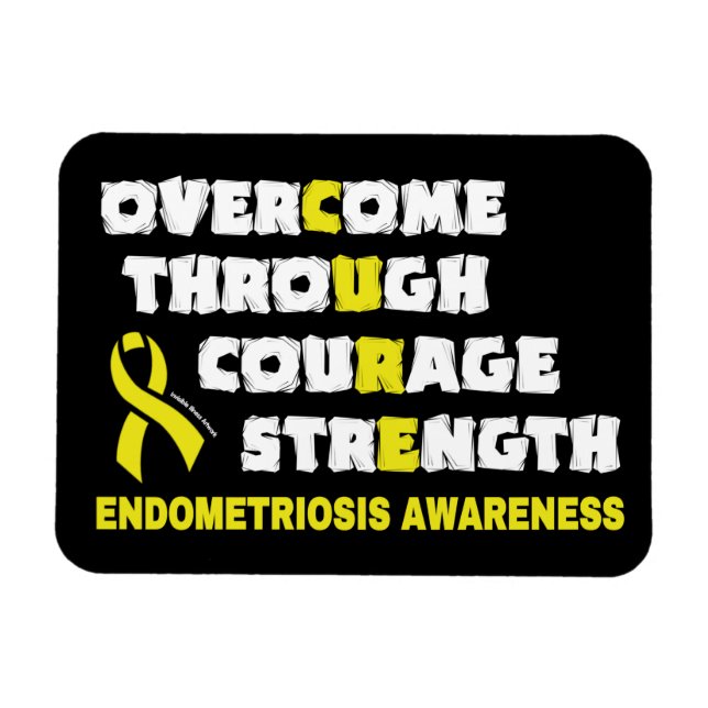 Imán CURE...Endometriosis (Horizontal)