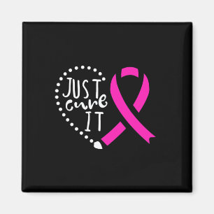 Imán Cure It Cancer Awareness Pink Ribbon