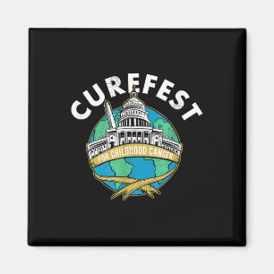 Imán Curefest cáncer infantil Curefest alrededor del mu