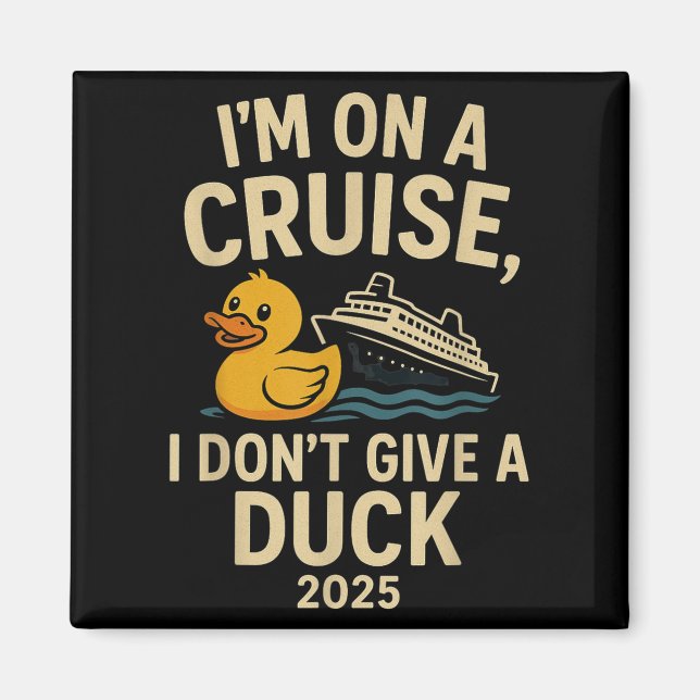 Imán Curiosa camiseta de crucero 2025 - No le doy un pi (Frente)