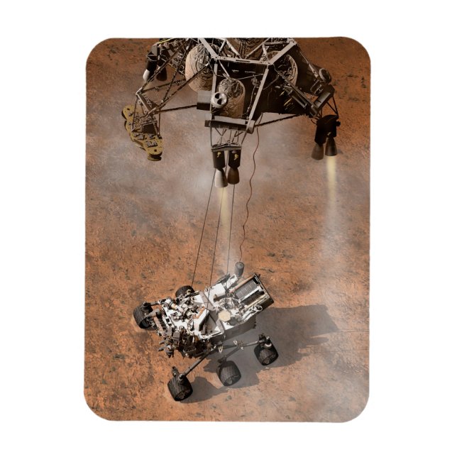 Imán Curiosidad Por Aterrizar En La Superficie Marciana (Vertical)