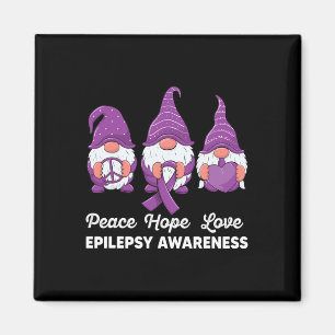 Imán Curioso lindo Gnomes Paz espero amar la epilepsia