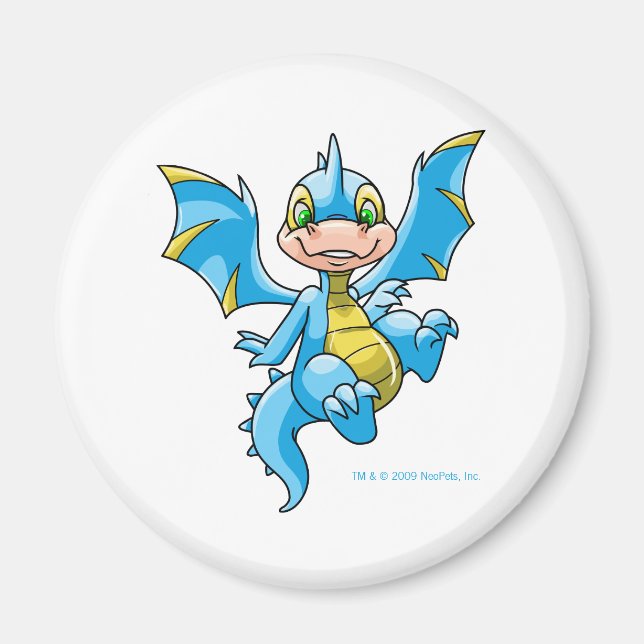 Imán Curioso Scorchio azul (Frente)