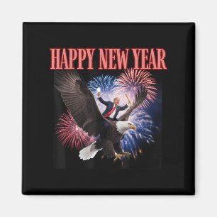 Imán Curioso Trump Feliz Año Nuevo 2025 Hicimos que la 