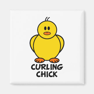 Imán Curling Chick
