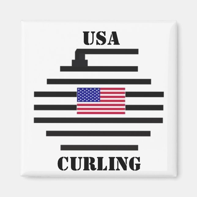 Imán Curling USA 2010 (Frente)
