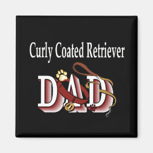 Imán Curly Coever dad Magnet