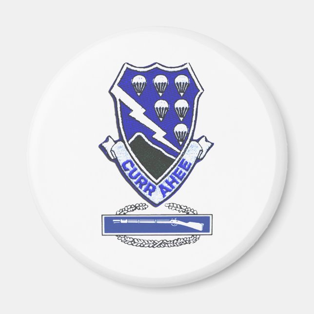 Imán Currahee Patch & CIB (Frente)