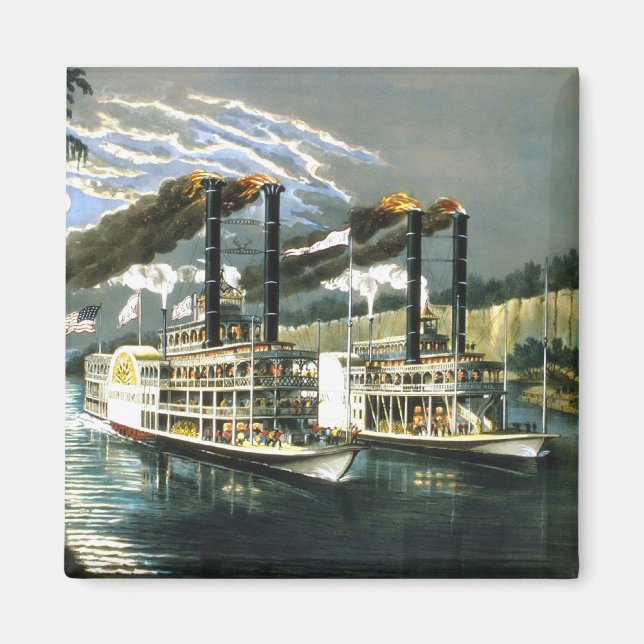 Imán Currier & Ives - Magnet - Campeón de Misisipi (Frente)