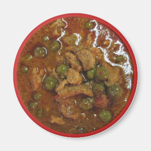 Imán Curry tailandés panang [พ ะ น ง] ... Comida callej