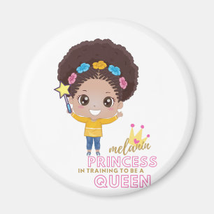Imán Curso De Chicas Melanin Princess Para Ser Reina