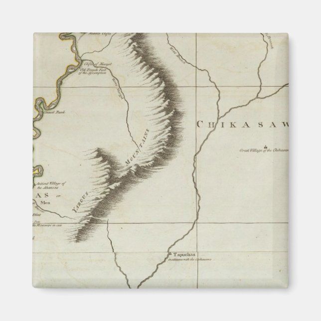 Imán Curso del río Mississipi (Frente)