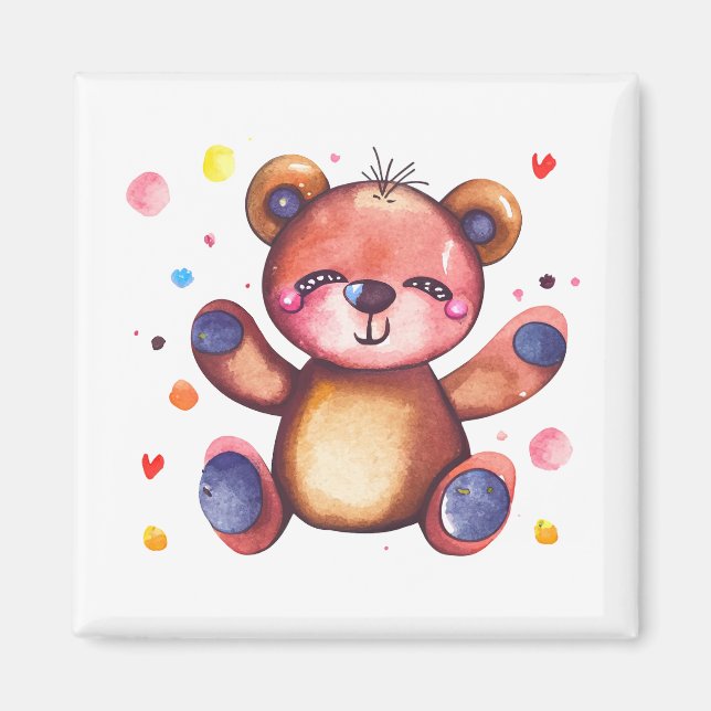 Imán Curte Bear Guay Teddy positivo (Frente)