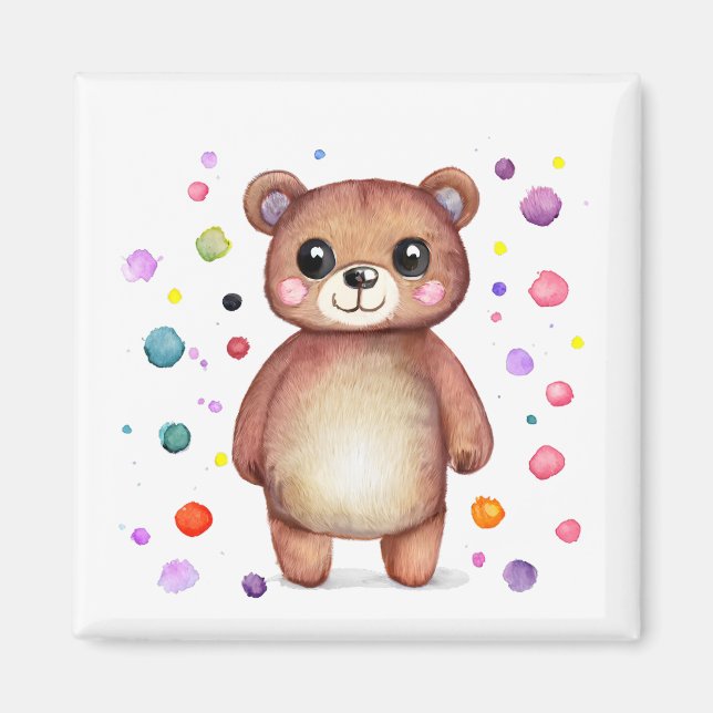 Imán Curte Bear Guay Teddy positivo (Frente)
