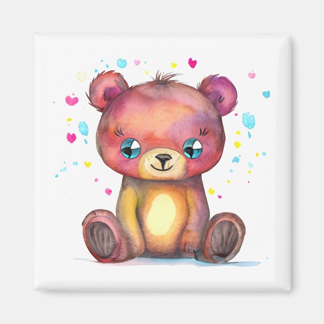 Imán Curte Bear Guay Teddy positivo (Frente)