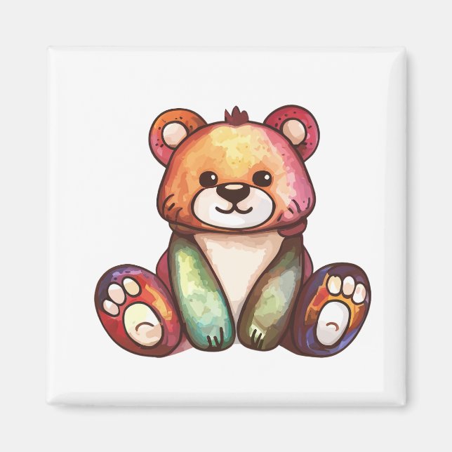 Imán Curte Bear Guay Teddy positivo (Frente)