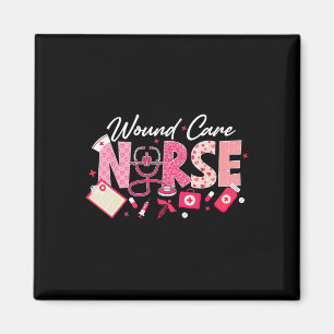 Imán Curte Wound Care Nurse Life Feliz Día de San Valen