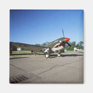 Imán Curtiss P-40 Warhawk, en el espectáculo aéreo CAF 