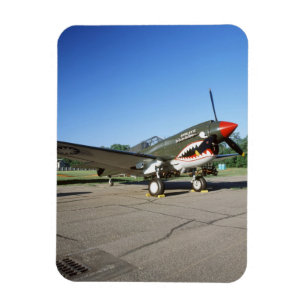Imán Curtiss P-40 Warhawk, en el espectáculo aéreo CAF