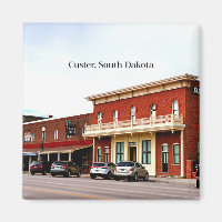 Custer, Dakota del Sur etiquetado de la foto Magne