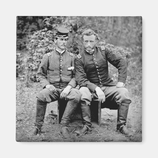 Imán Custer y prisionero, 1862 (Frente)