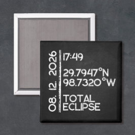 Imán Custom 2026 Solar Eclipse