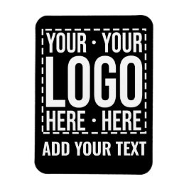 Imán Custom Business Logo Corporate Company Modern Cool